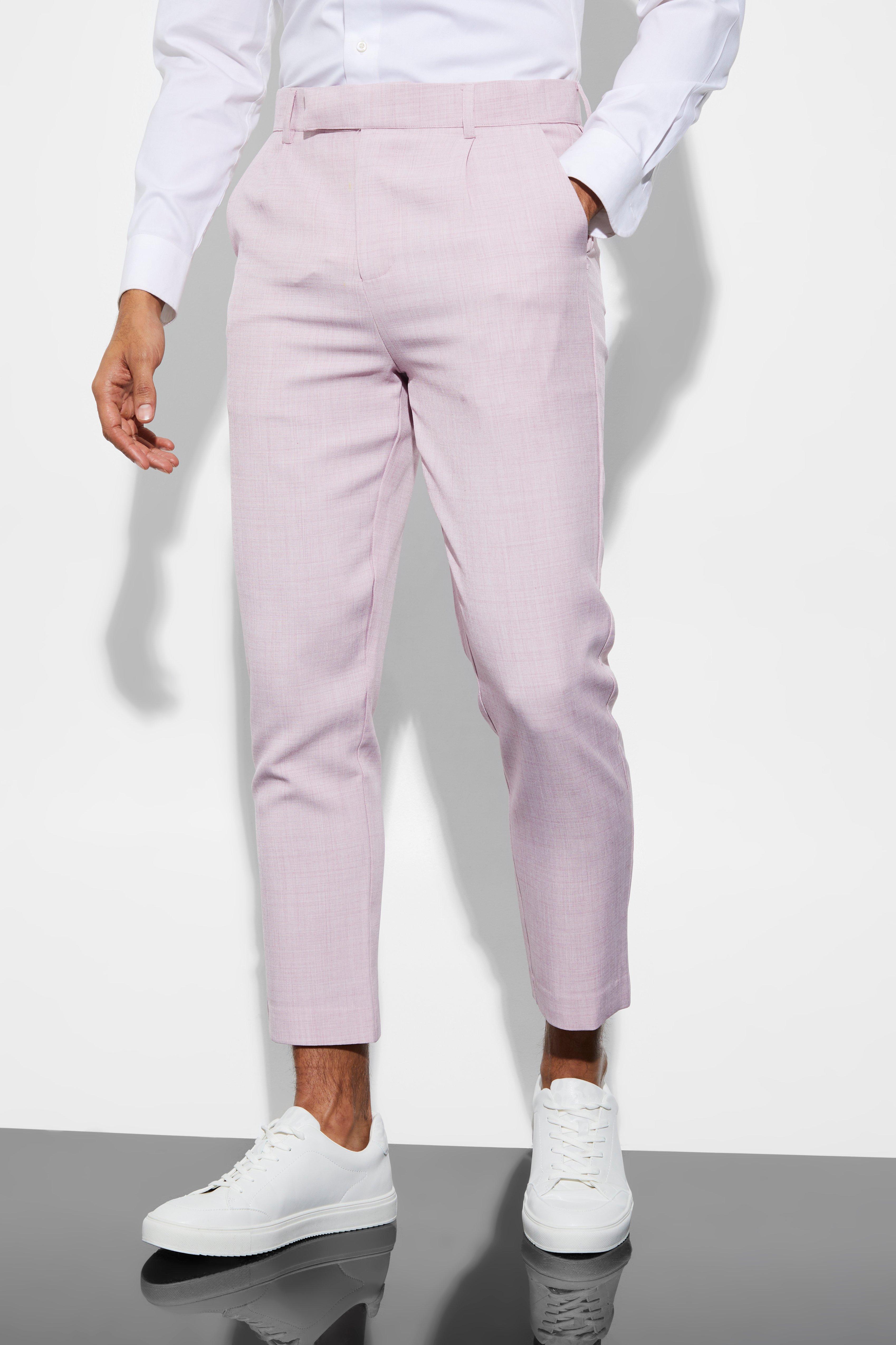 Pink dress pants mens shop